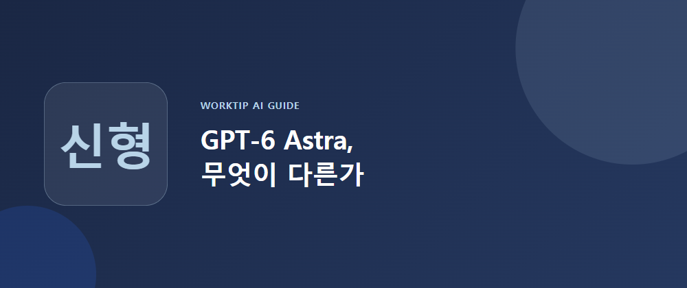 GPT-6 Astra, 무엇이 다른가